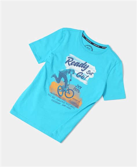 Buy Boy's Super Combed Cotton Graphic Printed Half Sleeve T-Shirt ...