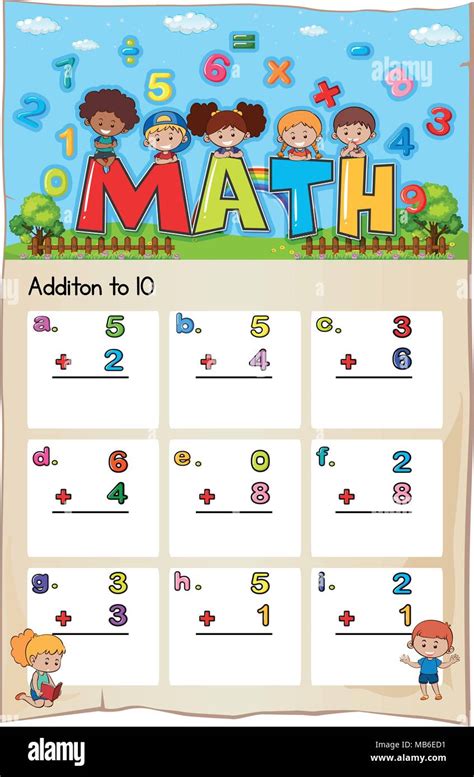 TouchMath Addition 的图像结果