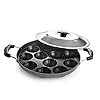 Buy CELLO Non-Stick 12 Cavity Appam Patra with Dual Side Handles ...