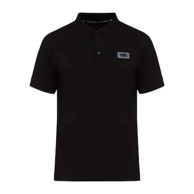 Buy Men Black Solid Transparent Rubber Logo Polo Online at The ...