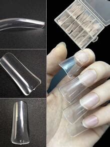 240pcs/box Long Duck Flare Finger French False Nail Tips Full Cover ...