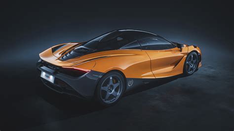Stunning Orange McLaren 720S Supercar HD Wallpaper