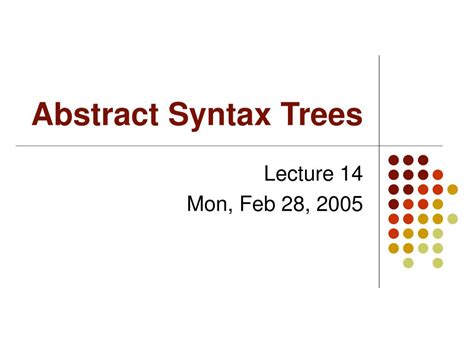 Image result for Abstract Syntax Tree Poster