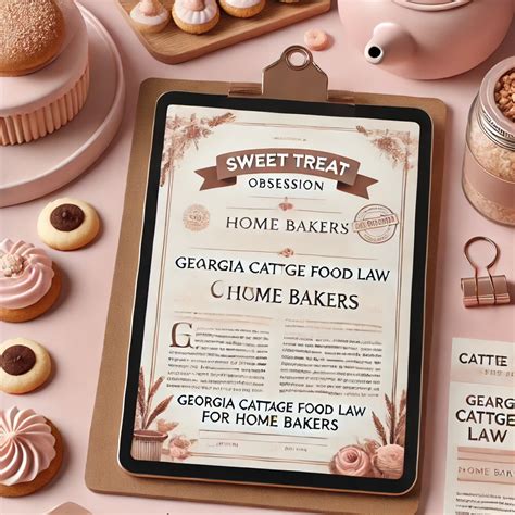 Georgia Cottage Food Law Cheat Sheet for Home Bakers (Includes Labelin ...