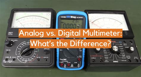 Image result for Analog Multimeter vs Digital Multimeter