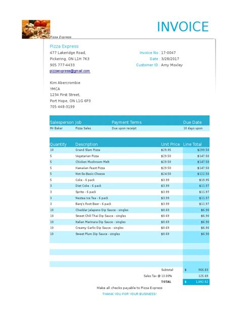 Sample Lab Test Invoice 的图像结果