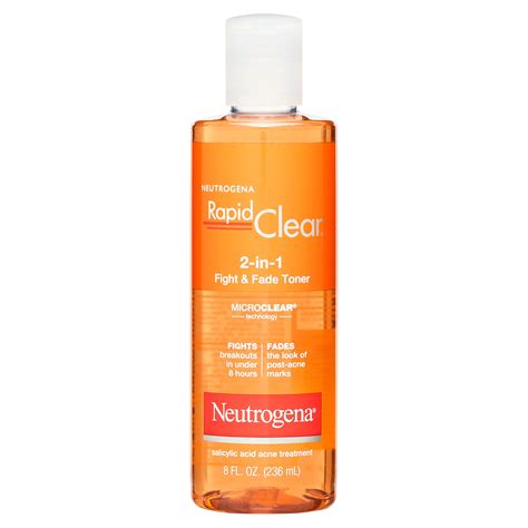Neutrogena Rapid Clear 2-In-1 Fight & Fade Acne Toner, 8 fl oz ...
