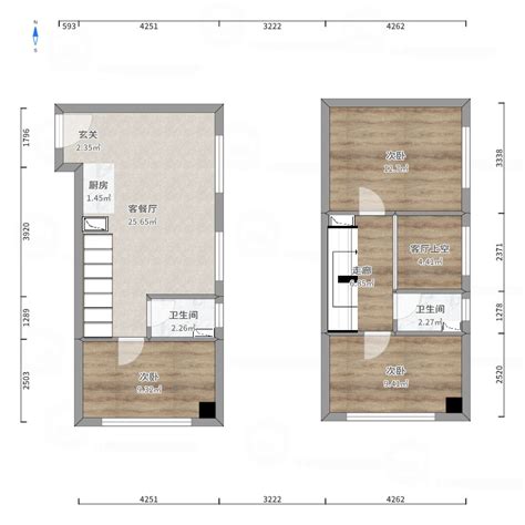 40平loft简约风格装修效果图-家居美图_装一网装修效果图