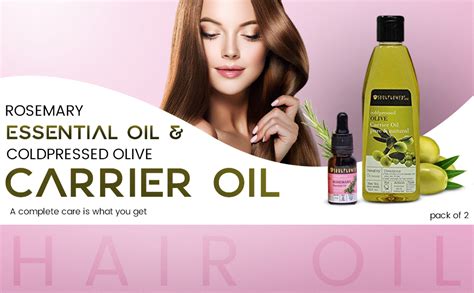 Buy Soulflower Rosemary Essential Oil Oilve Carrier Oil Combo| Hair ...