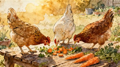 Can Chickens Eat Carrots? - Self Sufficient Projects