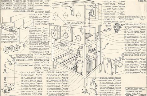 Compressor Exploded View Drawing