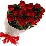 Red Roses in Basket