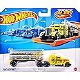 Buy Hot Wheels Track Fleet, 1:64 Scale Die-Cast Toy Vehicle, Combined ...