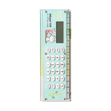 TIERPOP Lovely 2-in-1 Electronic Calculator Ruler India | Ubuy
