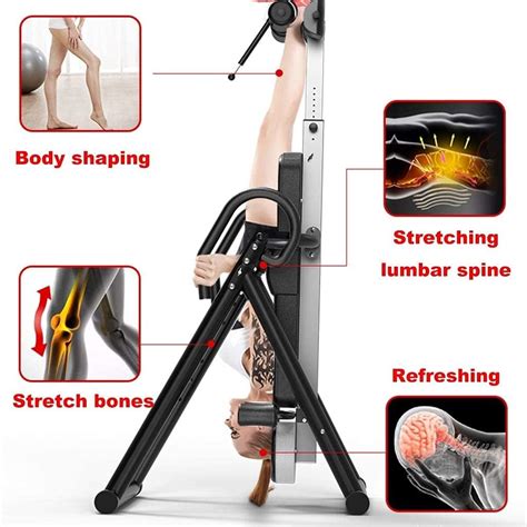 OZBMA Inversion table, folding inverted table, back India | Ubuy