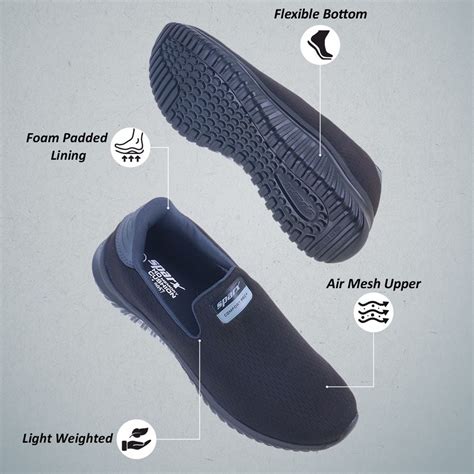Sparx Black Shoes for Men SM-9057 – Relaxo Footwears Limited