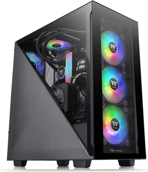 Amazon.in: Buy Thermaltake Divider 300 TG ARGB Mid Tower Alloy Steel ...
