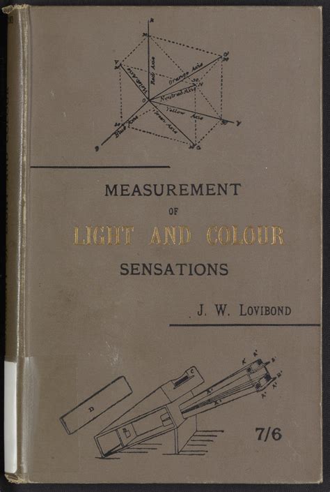 Measurement of Light and Colour Sensations - Science History Institute Digital Collections