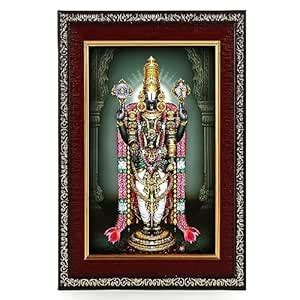 Temple One | 5 X 8 | Lord Venkateswara Tirupati Balaji Vintage Frame ...