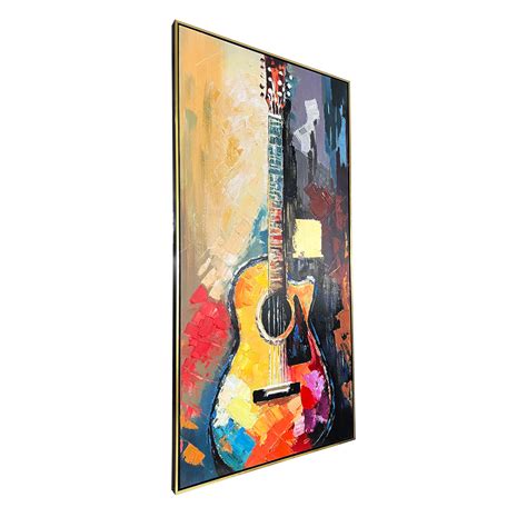 Buy Rhythmic Hues 100% Hand Painted Wall Painting (With outer Floater ...