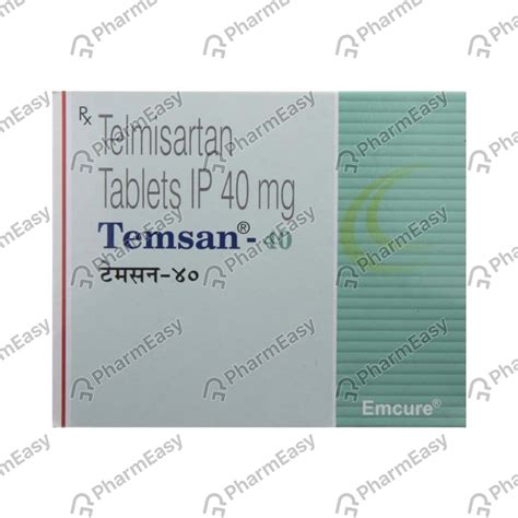 Temsan 40 MG Tablet (10): Uses, Side Effects, Price & Dosage | PharmEasy