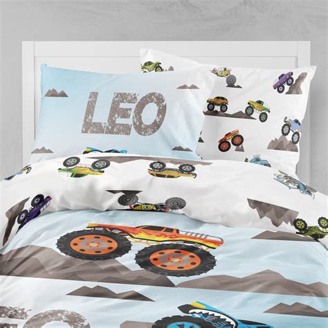 Monster Truck Bedding For Toddler Bed at Abbey Battye blog