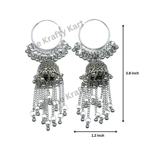 Earrings J (Jhumka) | The Krafty Kart Resin Store
