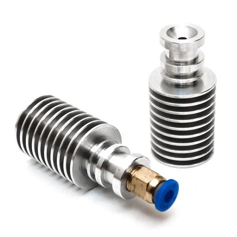 1.75mm/3mm general aluminum remote extruder radiator feed tube for 3d ...