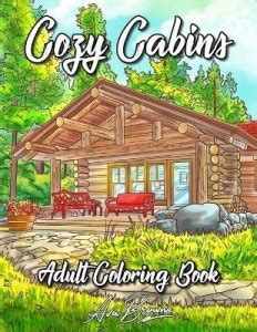Cozy Cabins Coloring Book: Buy Cozy Cabins Coloring Book by Browne Ava ...