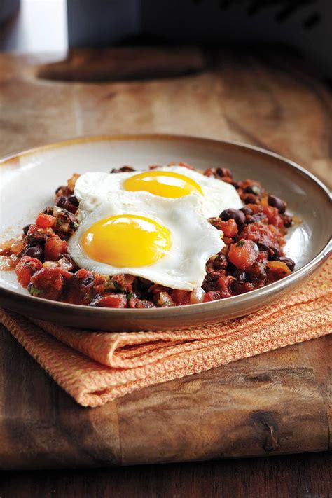 Easy Eggs With Black Bean Salsa | Canadian Living