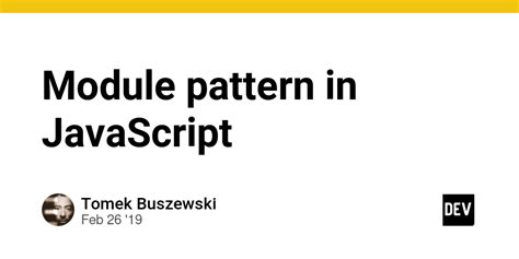Image result for Module Pattern JavaScript