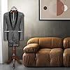 LOCOMOTO Wooden Coat Hanger Stand Suitable for Home, Office & Coat ...