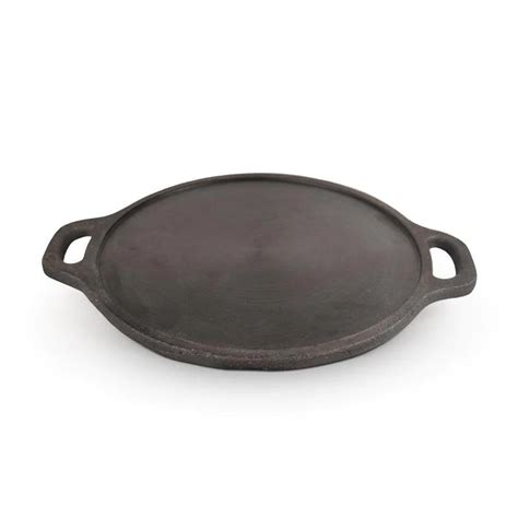 Cast Iron Double Handle Tawa-Versatile Cooking – Organic Gyaan