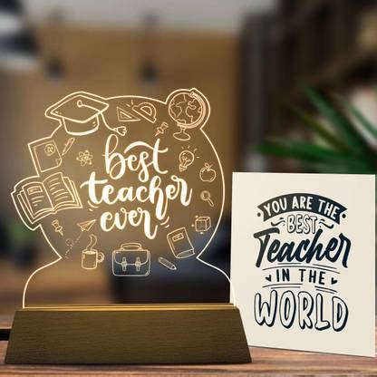 YDF VISION Teachers Day Gift LED Acrylic Lamp Table Lamp Price in India ...