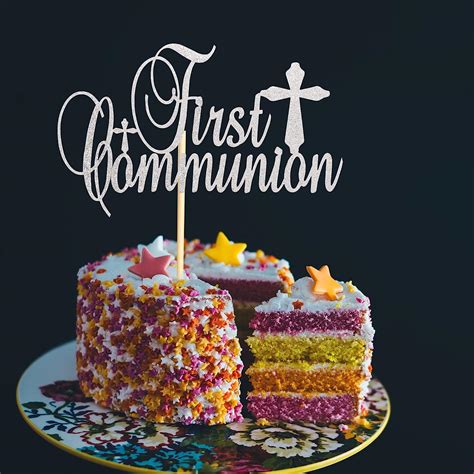 Buy Arthsdite First Communion Cake Topper - First Communion Cake ...