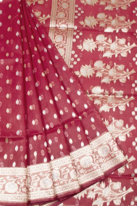 Banarasi Kora Silk Sarees – Avishya.com