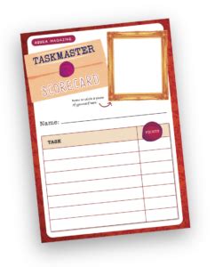 Image result for Taskmaster Blank Paper