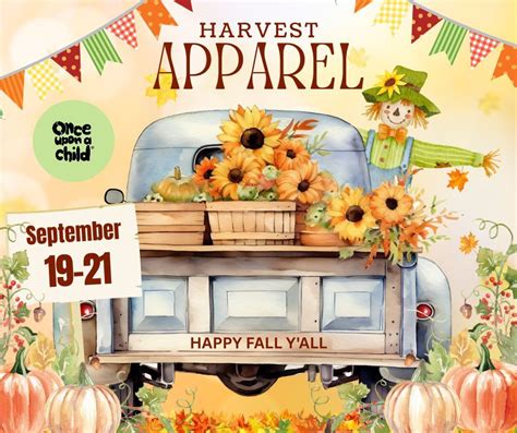 Harvest Apparel Drop, Once Upon A Child - Goldsboro, NC, 19 September ...