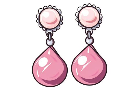 Earrings Clipart Graphic by Illustrately · Creative Fabrica