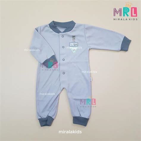 Promo Nova Sleepsuit Jumpsuit Bayi - Nova Romper Panjang SNI - Abu ...