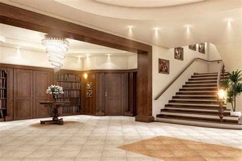 Inside library on Behance