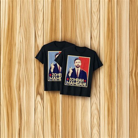 Zohran Mamdani NYC Mayor Hope Poster Style T-Shirt - A New Era for NYC