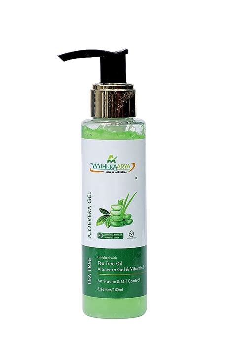Mihikaarya Tea Tree Aloevera Gel (100ml) enriched with Tea Tree Oil ...