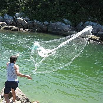 Buy Gauri Enterprises Hand Throw Fishing Net/Fishing Trap nets with ...