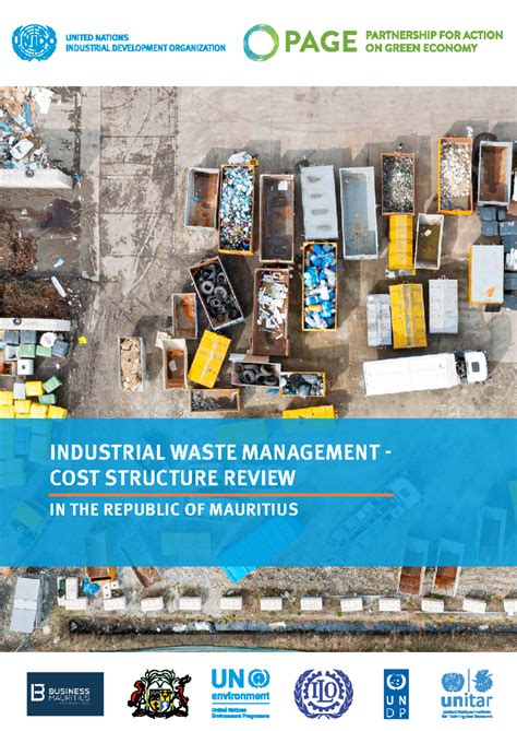 Industrial waste management cost structure review report 2021 - IN THE ...