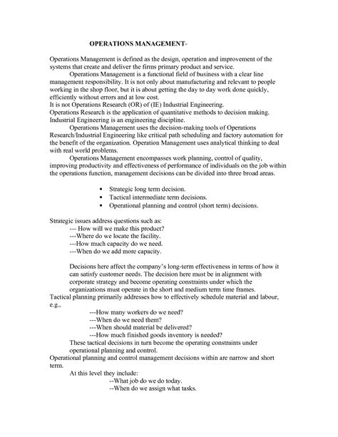 Operations Management Class 的图像结果