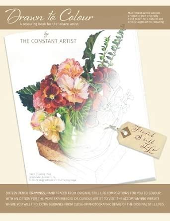 Amazon.in: Buy Drawn to Colour - Floral Still Life: A colouring book ...