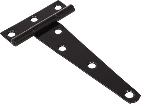 The Hillman Group 851683 5-Inch Light T Hinge, Black : Amazon.in: Home ...
