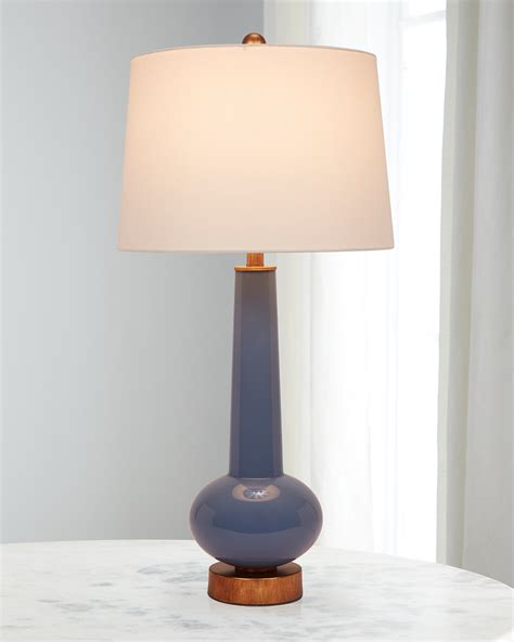 Old World Design Tracy 33" Ceramic Table Lamp with Linen Shade | Horchow