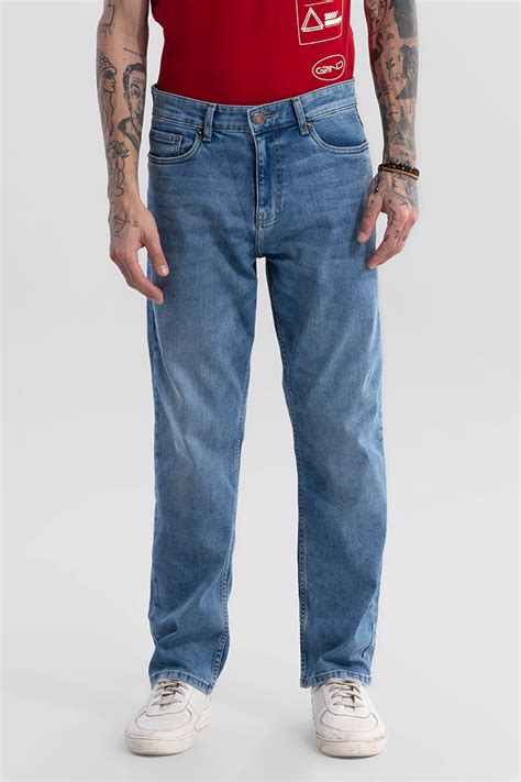 Buy Men's EasyStride Blue Comfort Fit Jeans Online | SNITCH